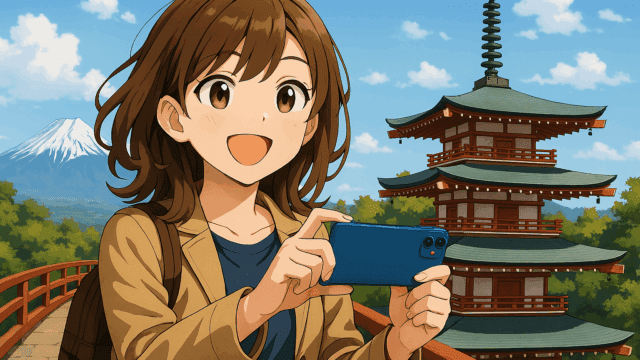このイラストを縦ではなく横長のサイズでほしい。アスペクト比は4：3