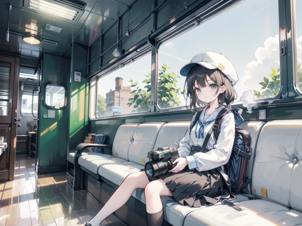 聖地巡礼女子【Image enerated with SeaArt】