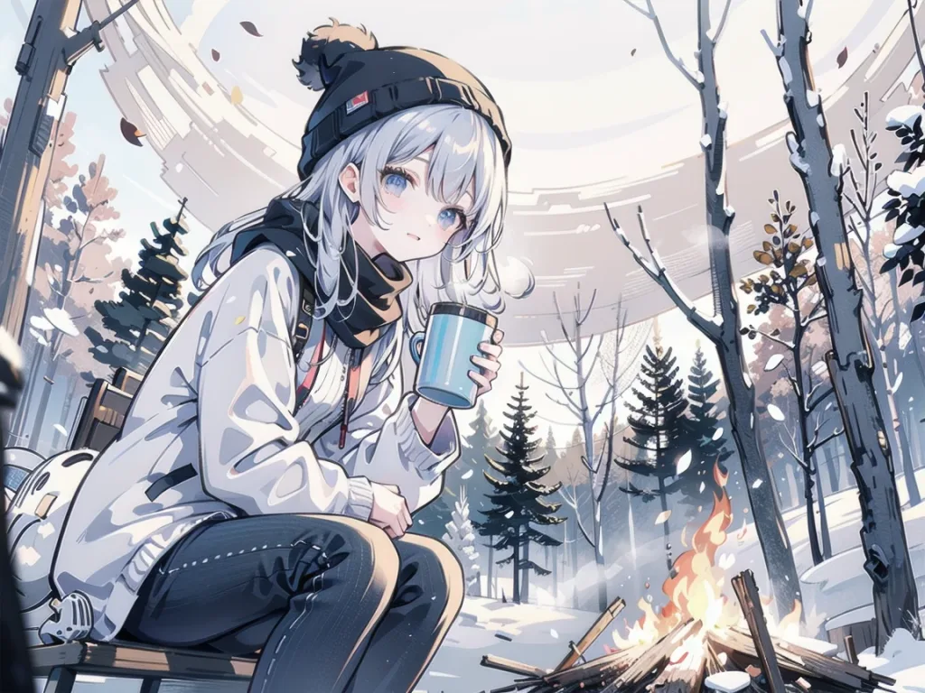 カジュアルスタイルバイク少女【Image enerated with SeaArt】