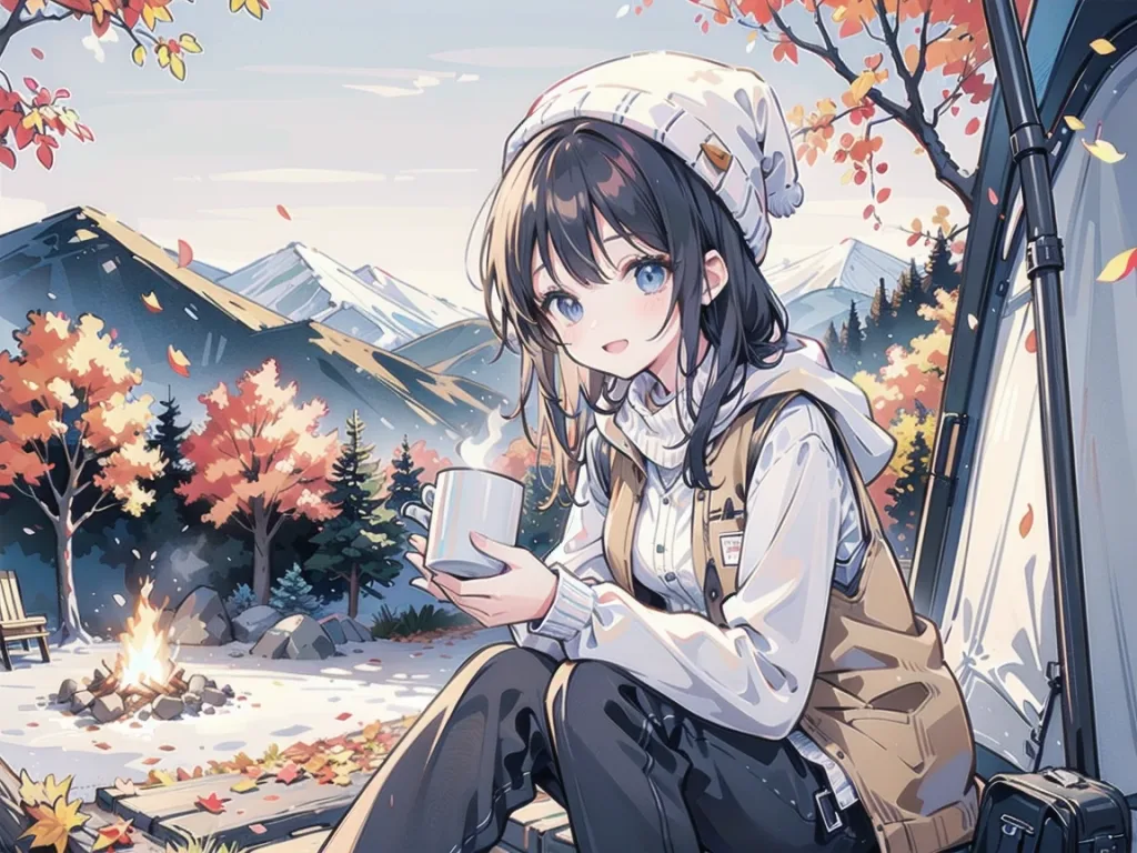旅する女子【Image generated with SeaArt】