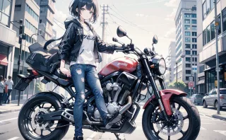 バイク カジュアルスタイル